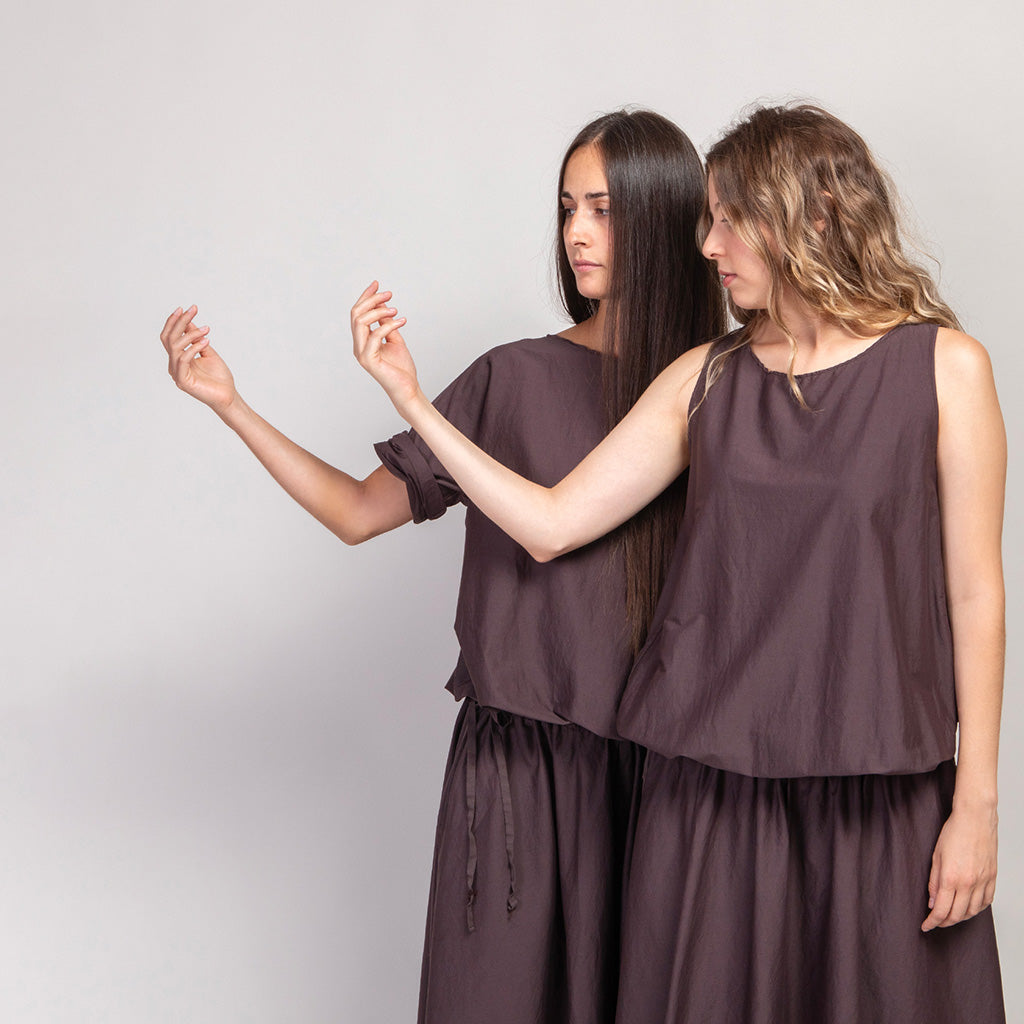 Album Di Famiglia Woman Dress TSL Grape Purple