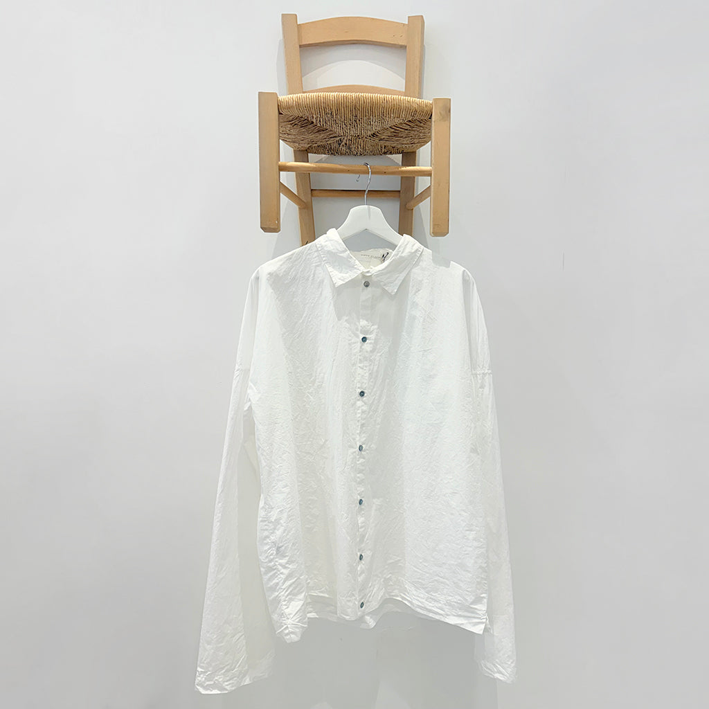 Album Di Famiglia Unisex Collar Shirt TC White