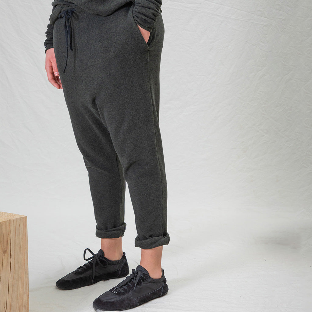 Album Di Famiglia Unisex New Basic Pants JP Black