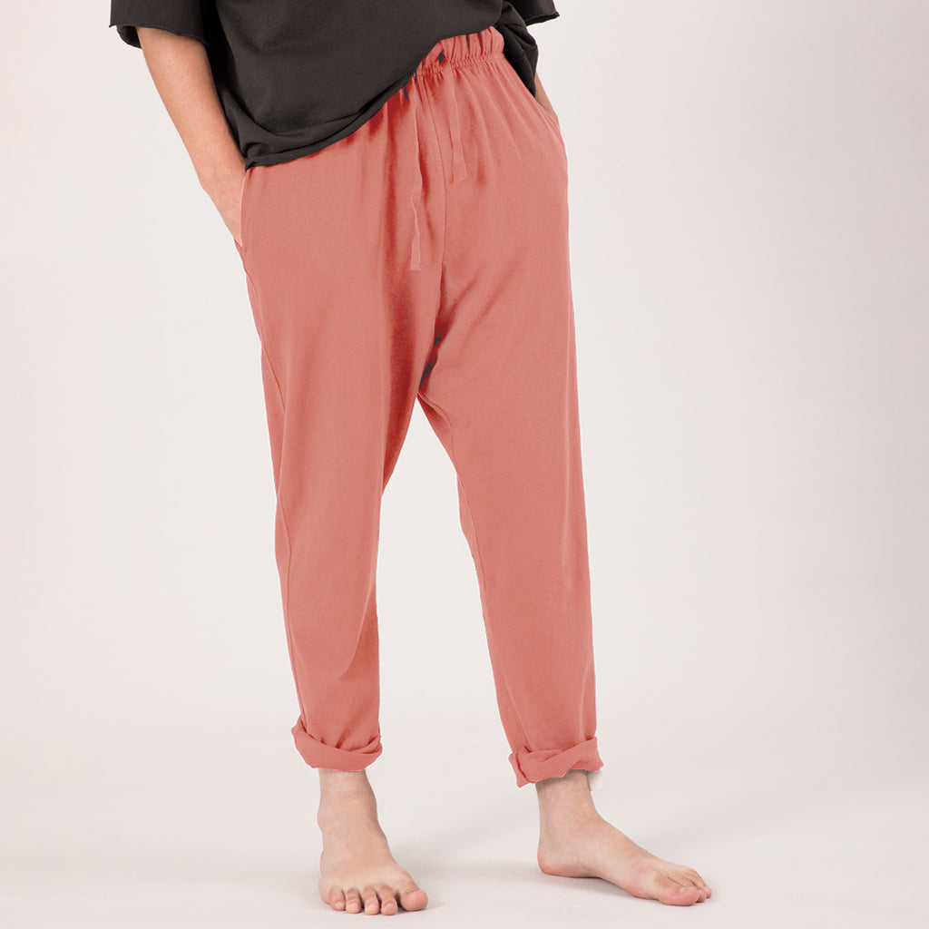 Album Di Famiglia Unisex New Basic Pants HC Coral Pink