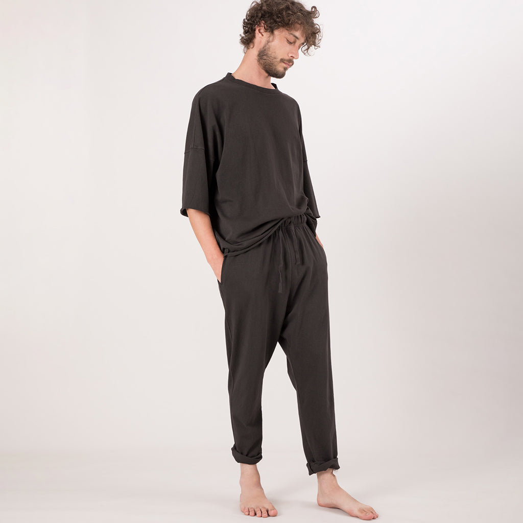 Album Di Famiglia Unisex New Basic Pants HC Milk White