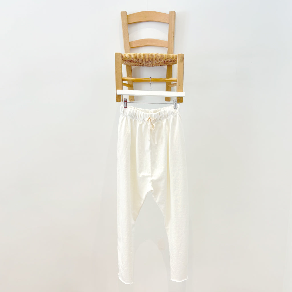 Album Di Famiglia Unisex New Basic Pants HC Milk White