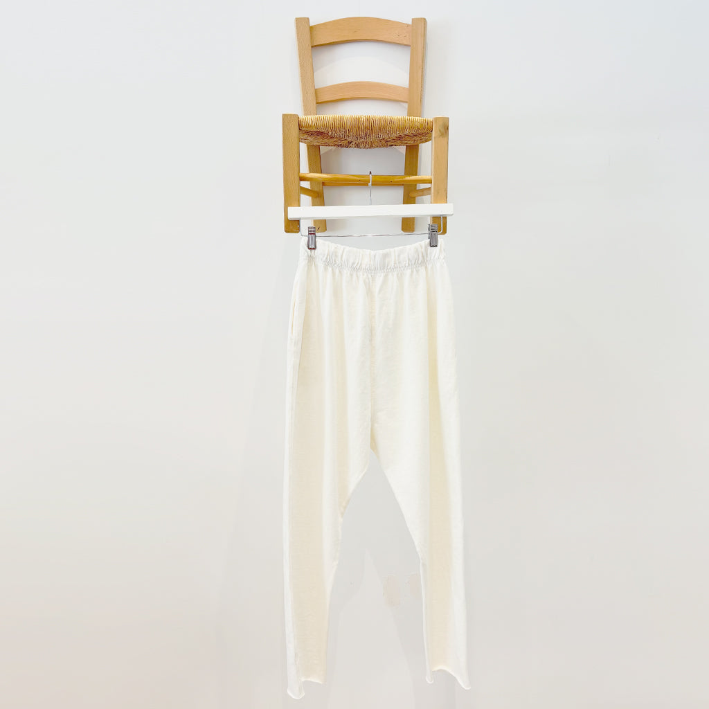 Album Di Famiglia Unisex New Basic Pants HC Milk White