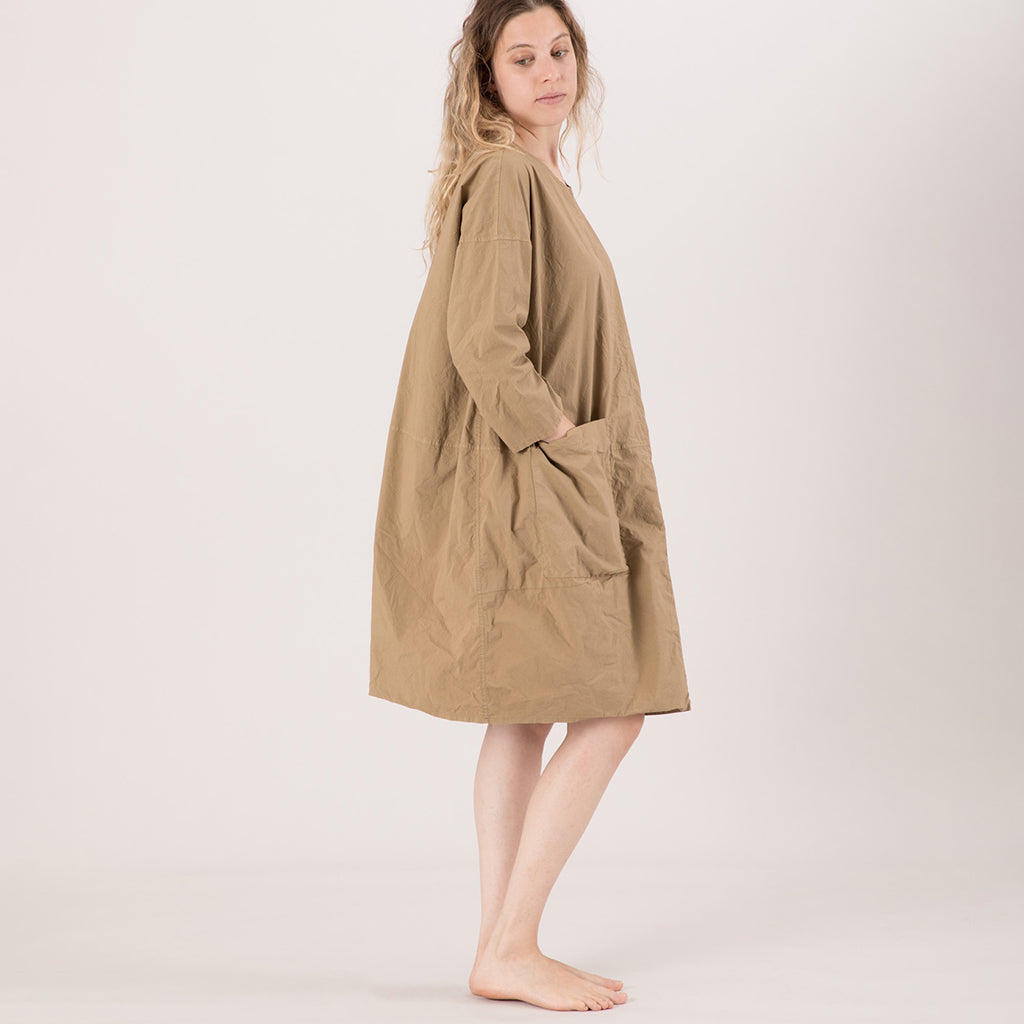 Album Di Famiglia Woman Dress Tasche TS Stone Grey