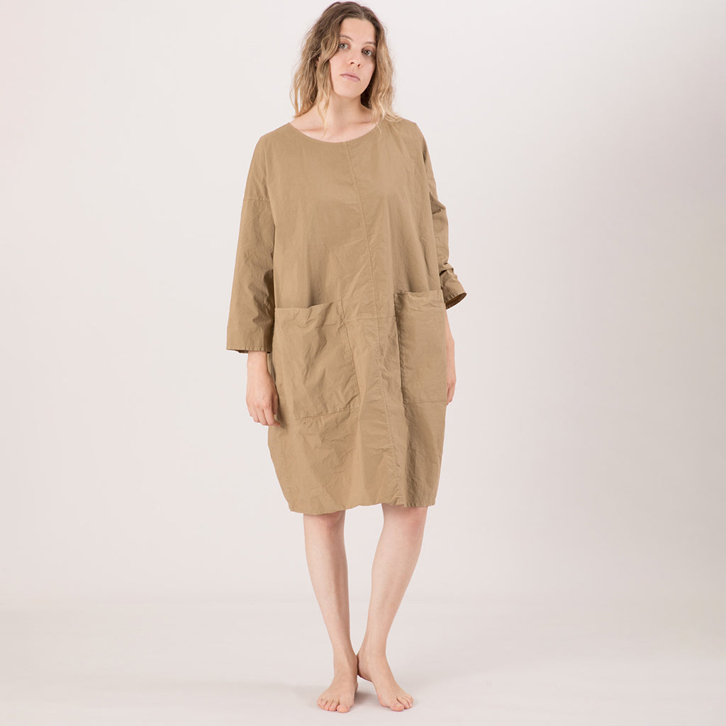 Album Di Famiglia Woman Dress Tasche TS Stone Grey