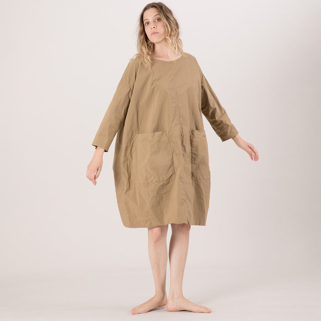 Album Di Famiglia Woman Dress Tasche TS Stone Grey