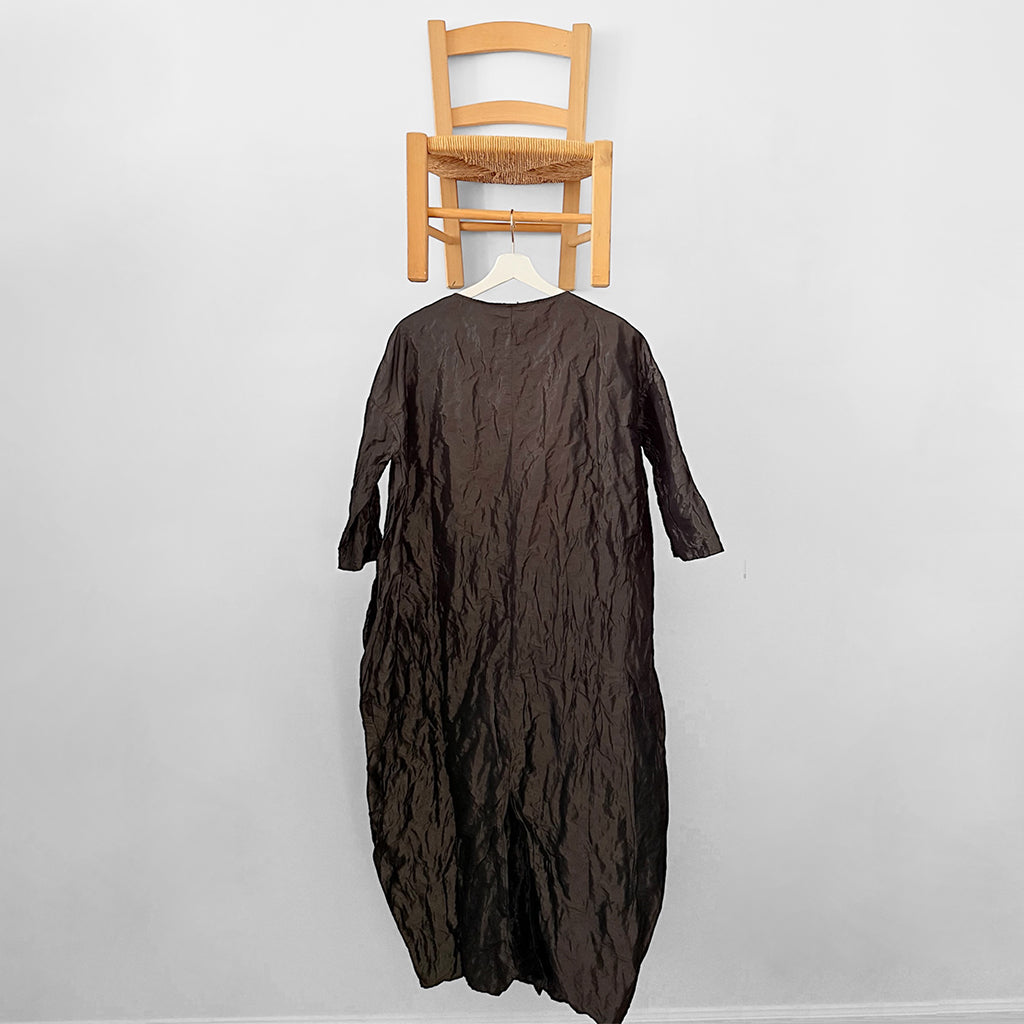 Album Di Famiglia Woman Egg Dress TM Anthracite Grey