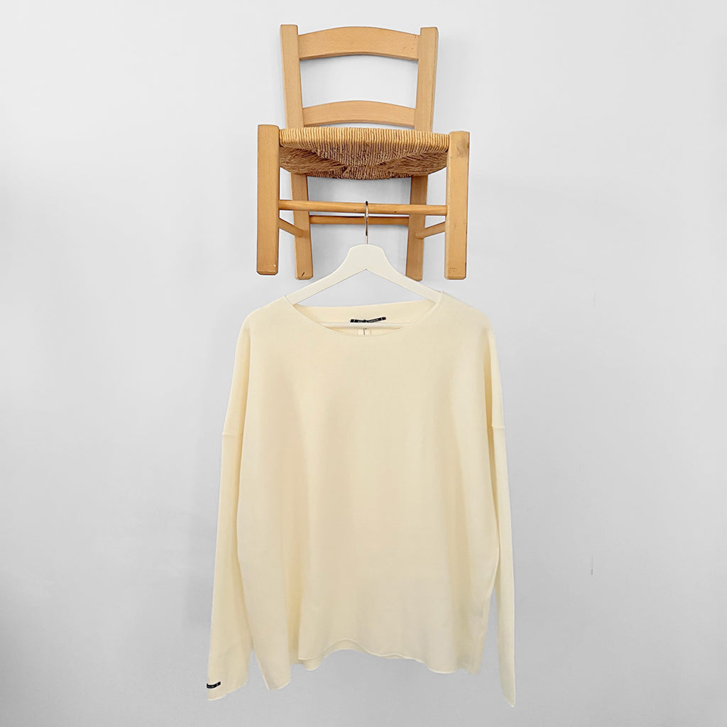 Album Di Famiglia Woman Jumper Sweater JP Milk White