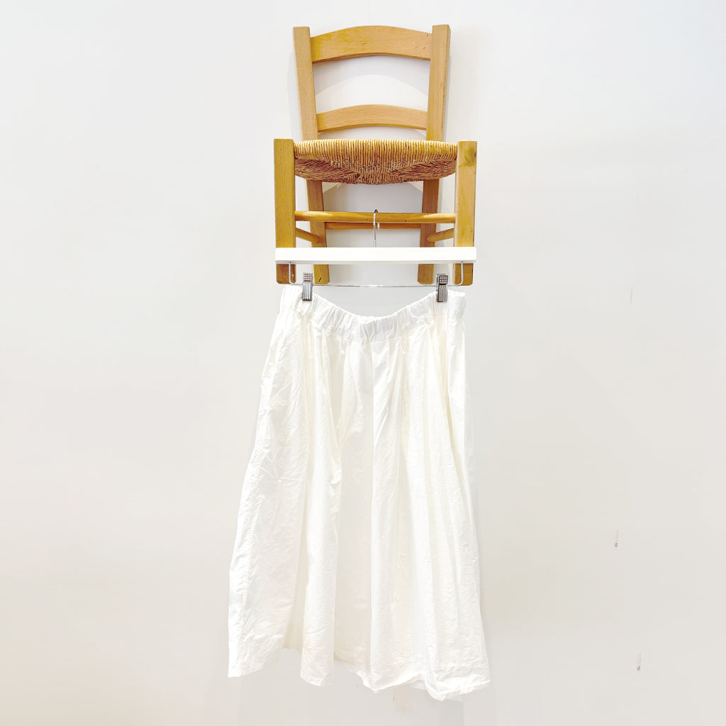 Album Di Famiglia Woman Pleated Short Skirt TC Milk White