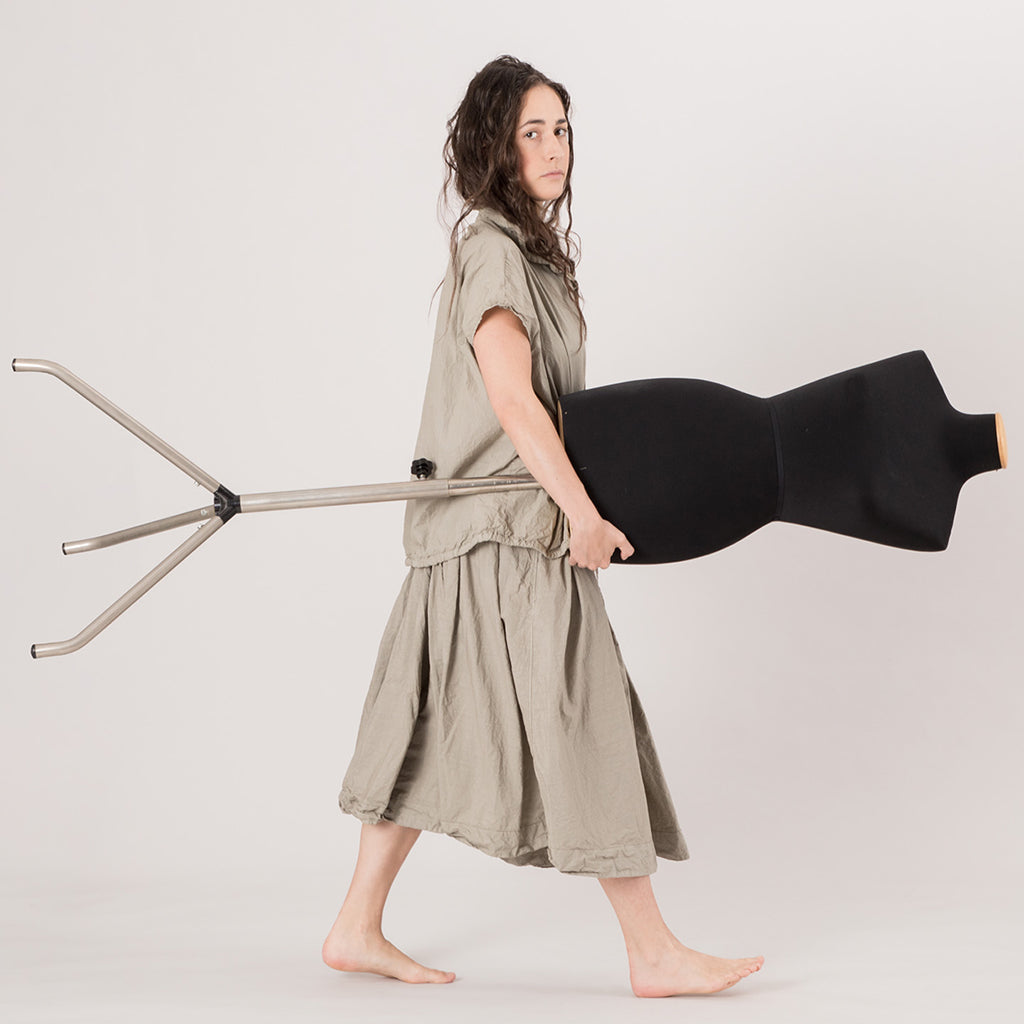 Album Di Famiglia Woman Pleated Short Skirt TC Milk White