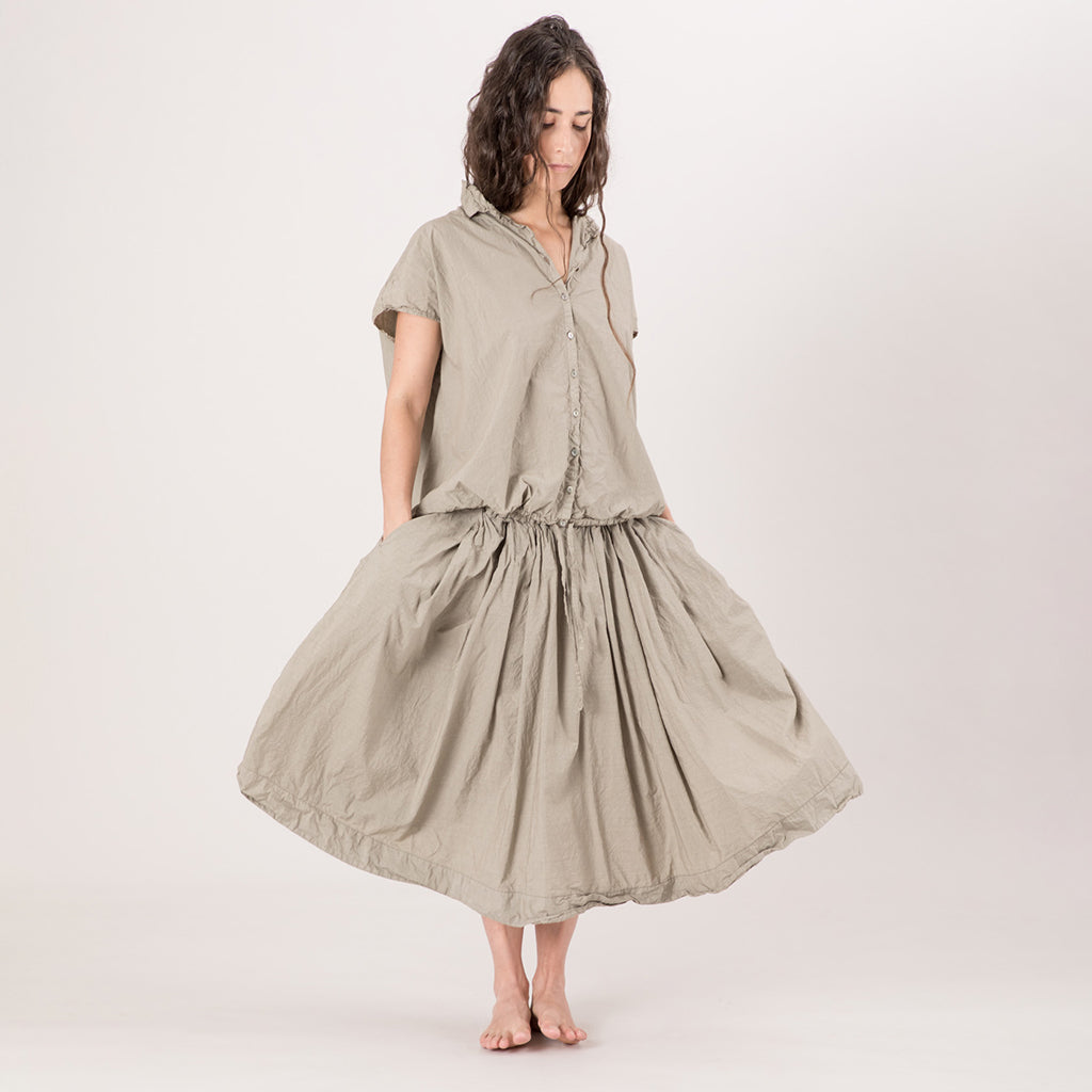 Album Di Famiglia Woman Pleated Short Skirt TC Brown