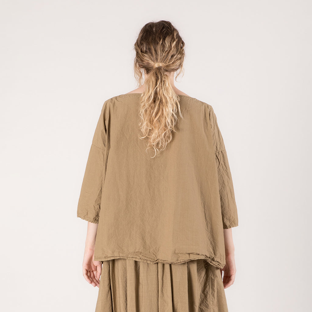 Album Di Famiglia Woman Short Tunic Shirt TC Milk White