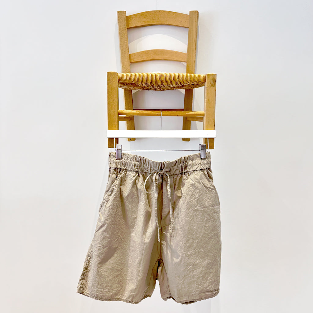 Album Di Famiglia Woman Shorts TC Stone Grey