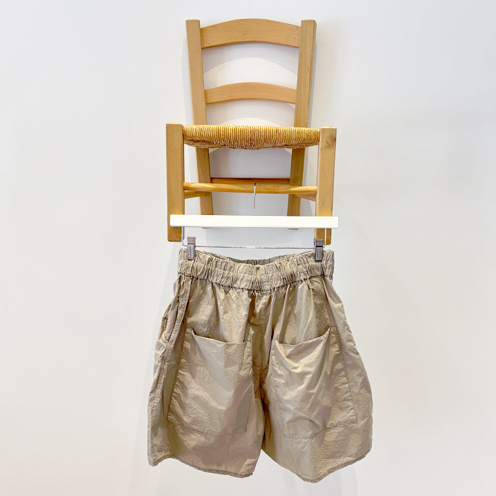 Album Di Famiglia Woman Shorts TC Stone Grey