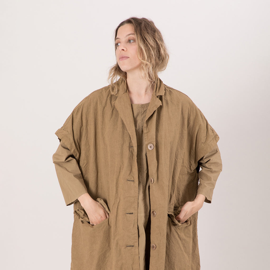 Album Di Famiglia Woman Sleeveless Coat CC Gold