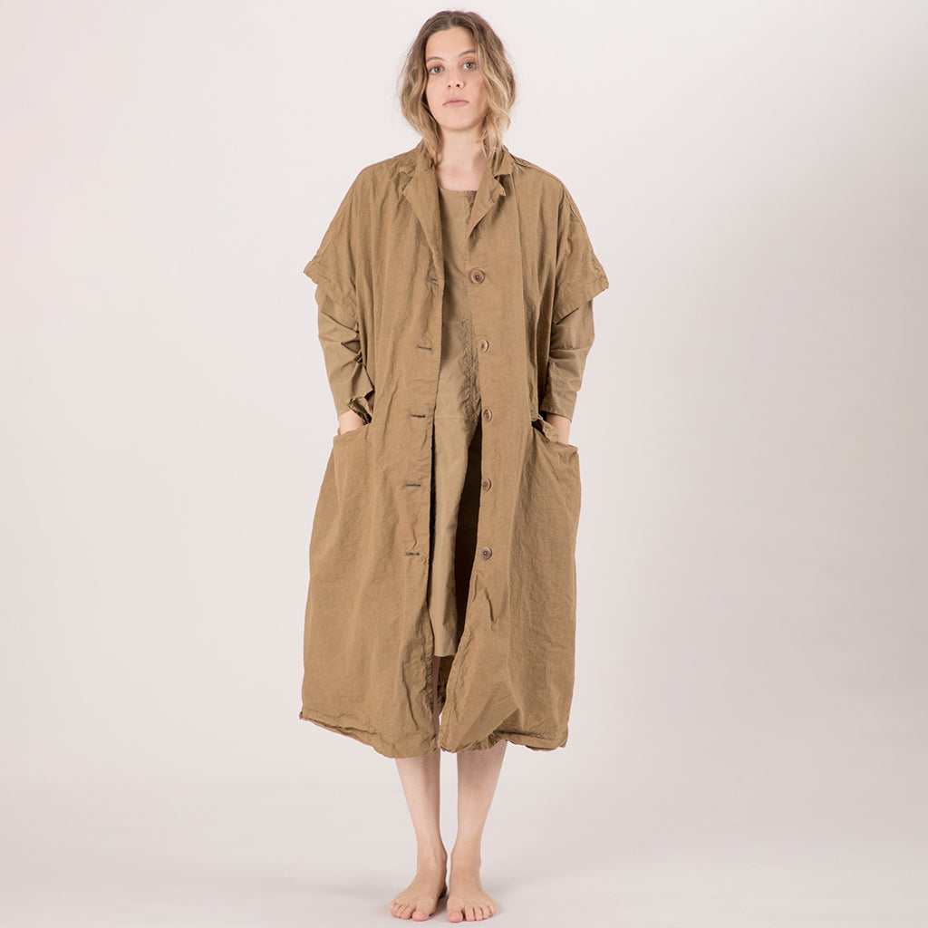 Album Di Famiglia Woman Sleeveless Coat CC Gold