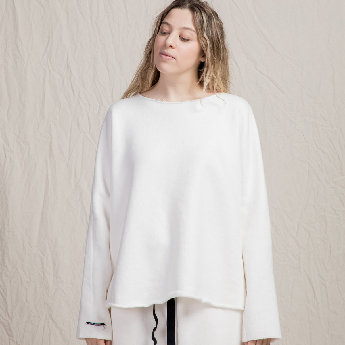 Album Di Famiglia Woman Soft Jumper Sweater Milk White
