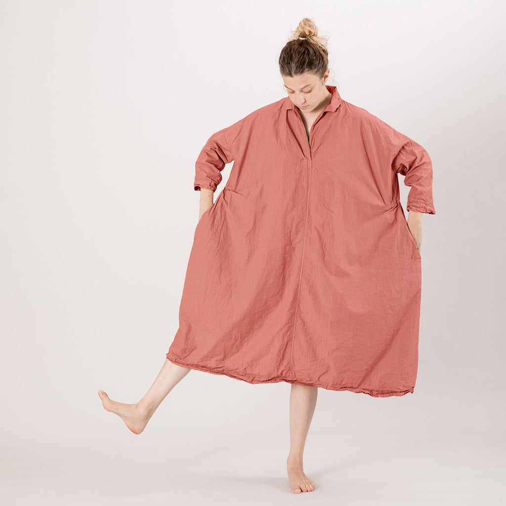 Album Di Famiglia Woman Vareuse Dress TC Coral Pink