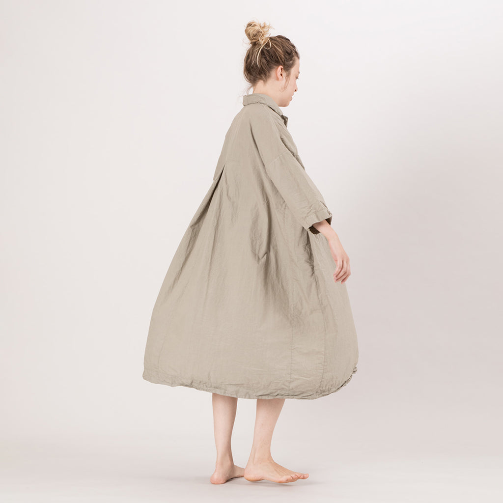 Album Di Famiglia Woman Vareuse Dress TC Stone Grey