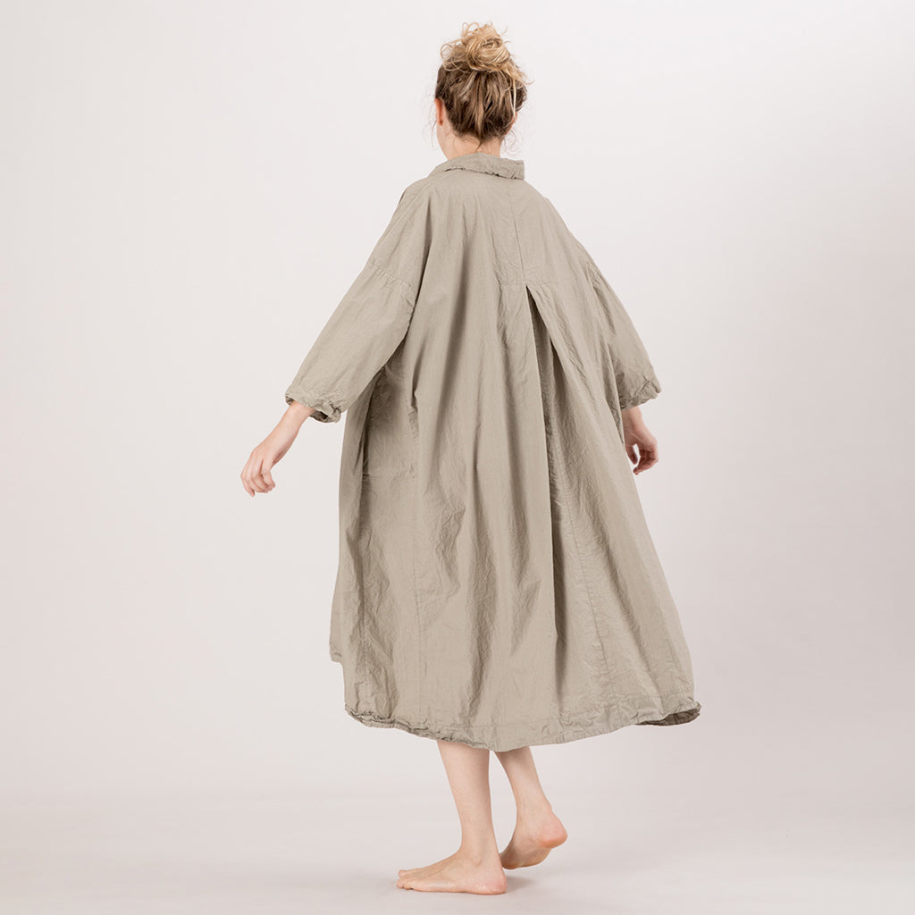 Album Di Famiglia Woman Vareuse Dress TC Stone Grey