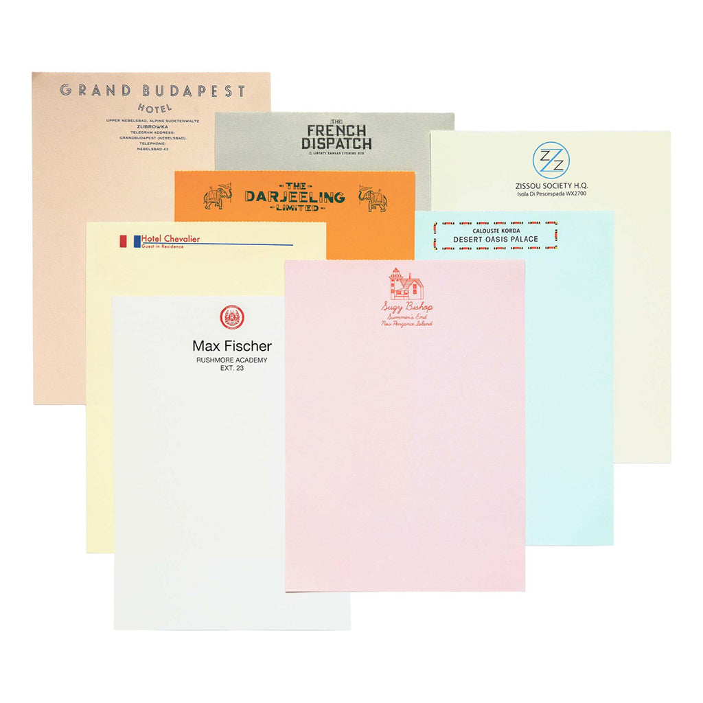 Astier De Villatte Wes Anderson Letter Paper Notepad