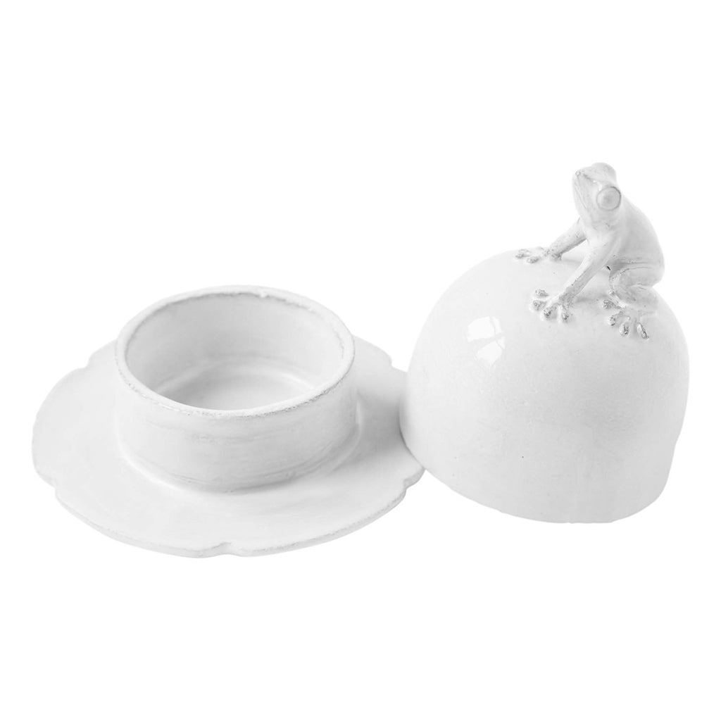 Astier De Villatte Small Frog Butter Dish