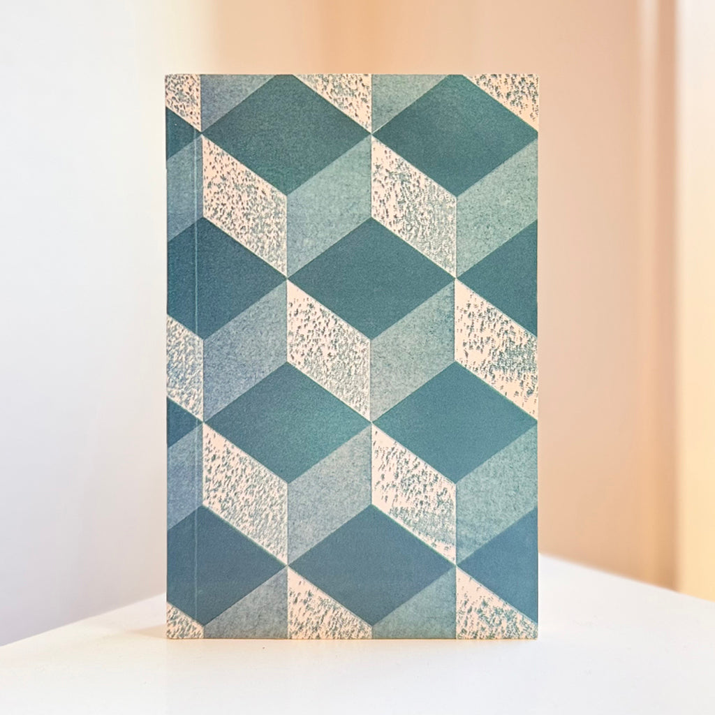 Astier De Villatte Stationery Notebook Small Turquoise Blue