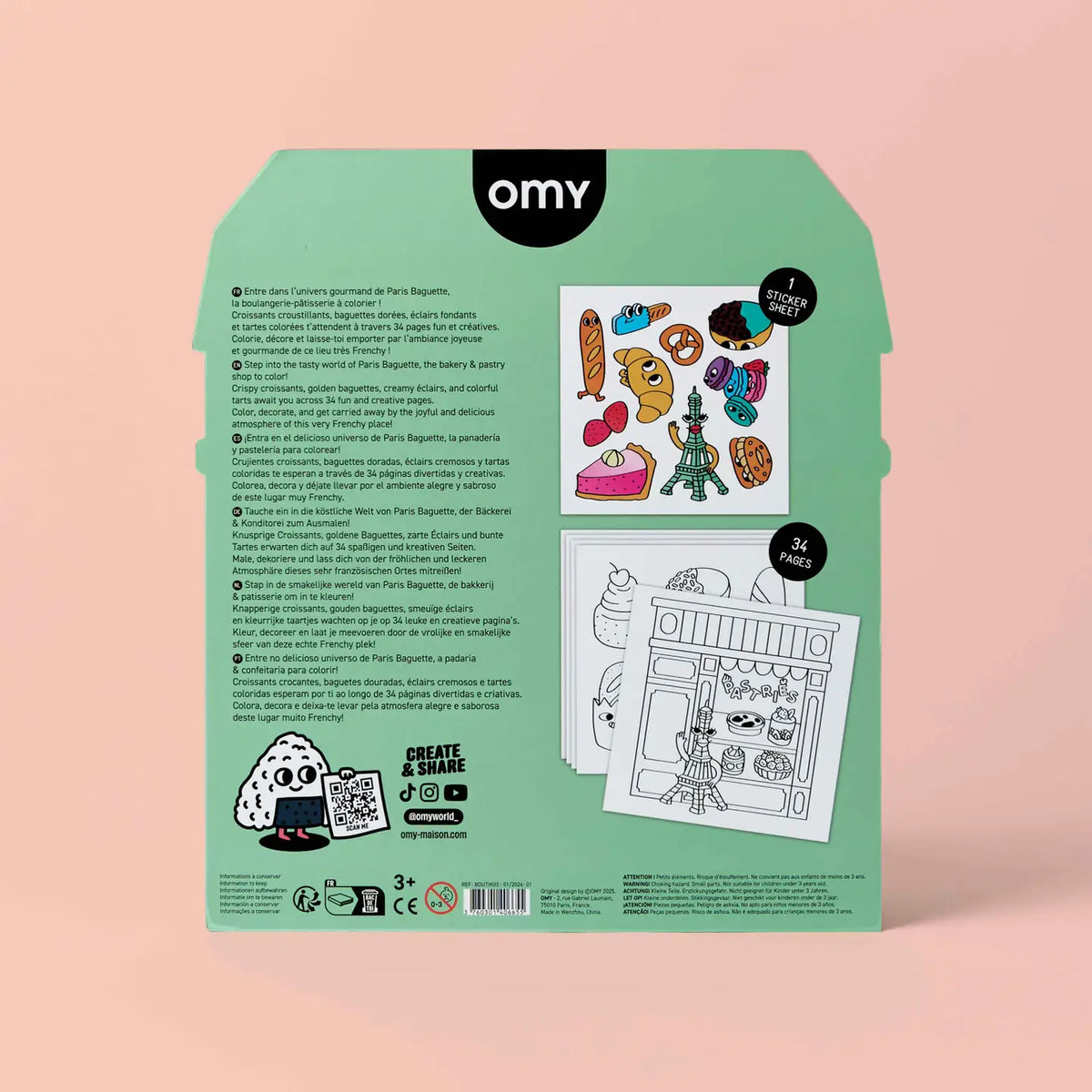 Omy Coloring Boutique - French Baguette