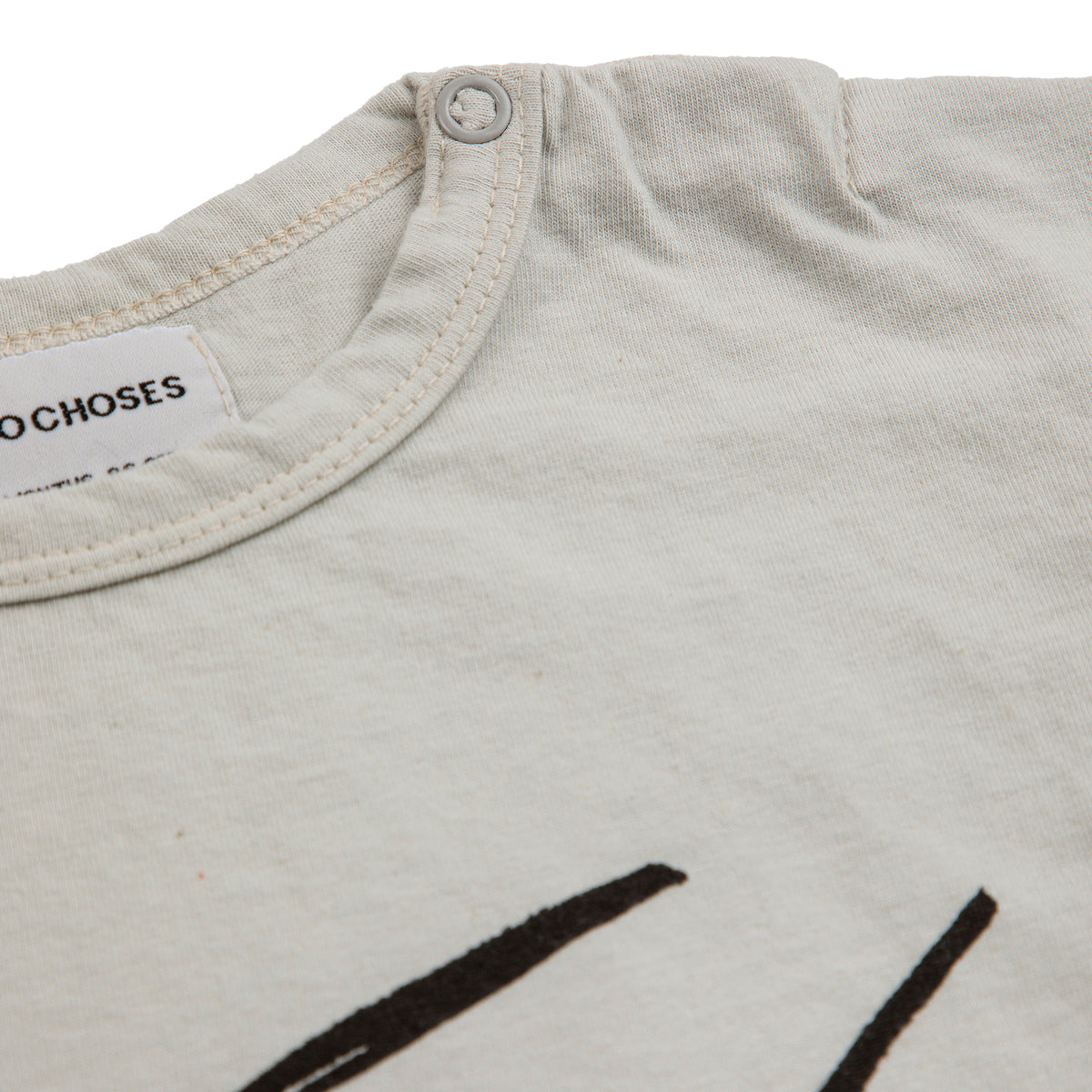 Bobo Choses Baby Play The Drum T-shirt Grey