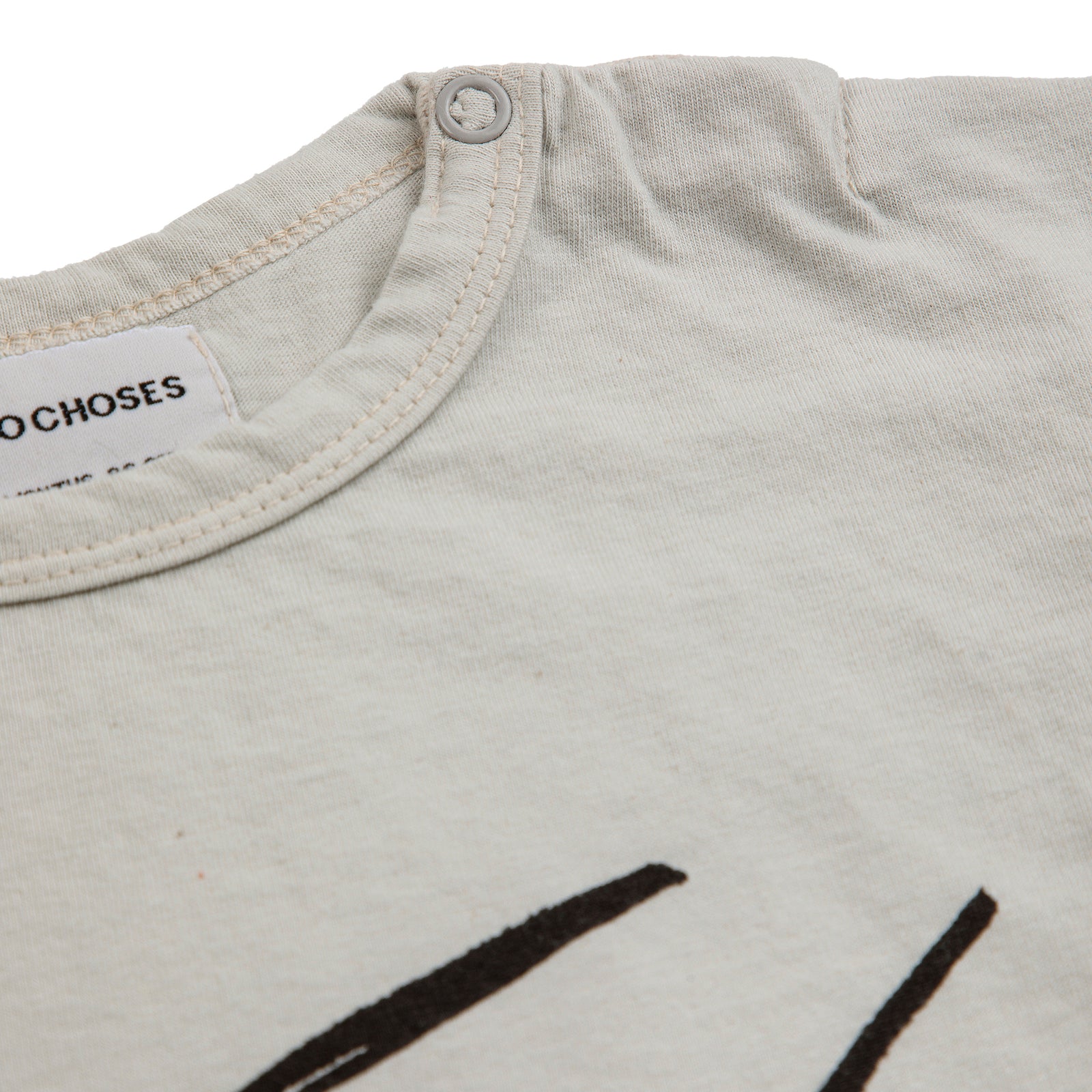 Bobo Choses Baby Play The Drum T-shirt Grey