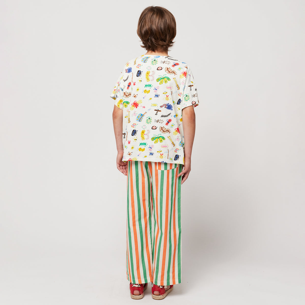 Bobo Choses Baby Insects All Over Leggings White - Advice from a Caterpillar