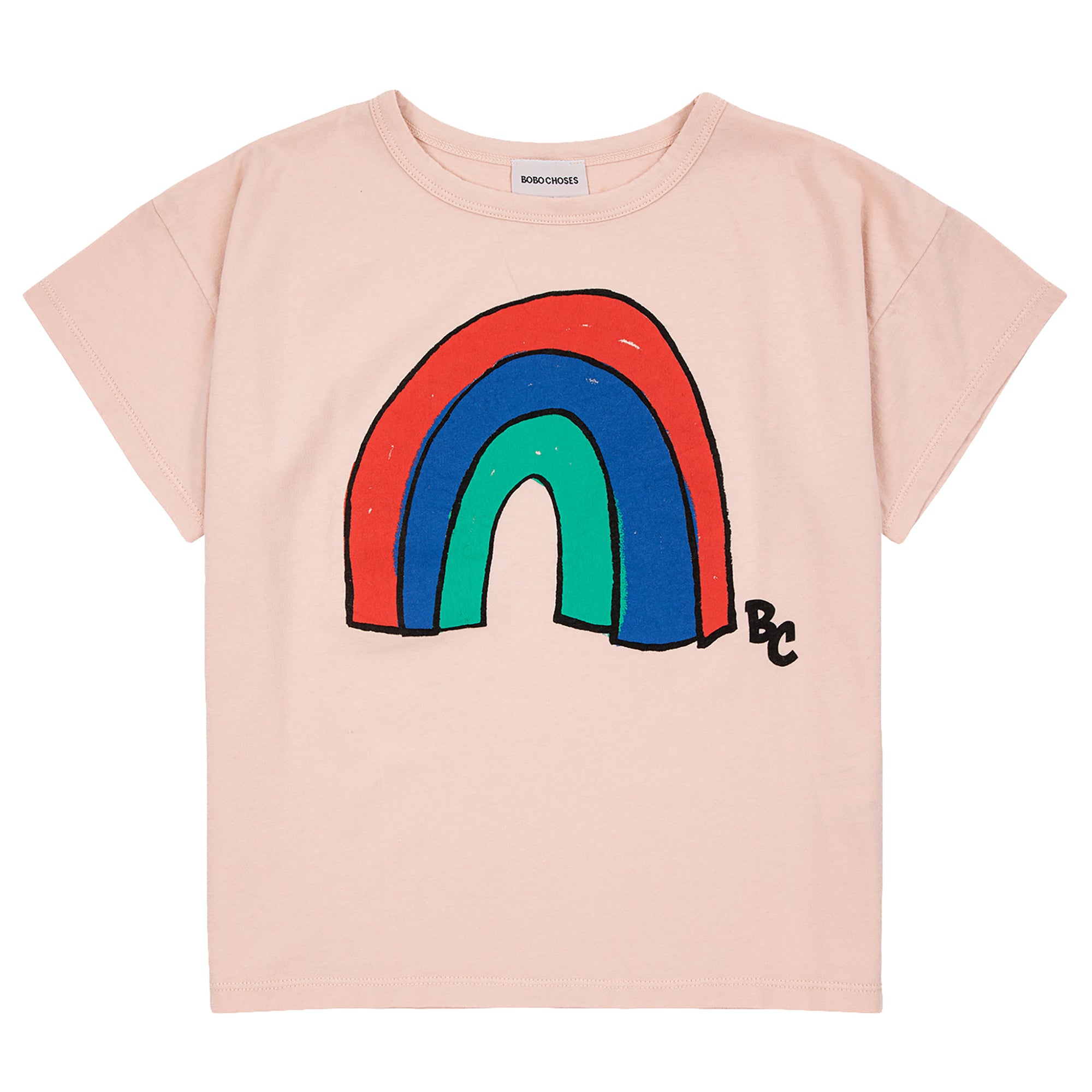 Bobo Choses Child Rainbow T-shirt Pink