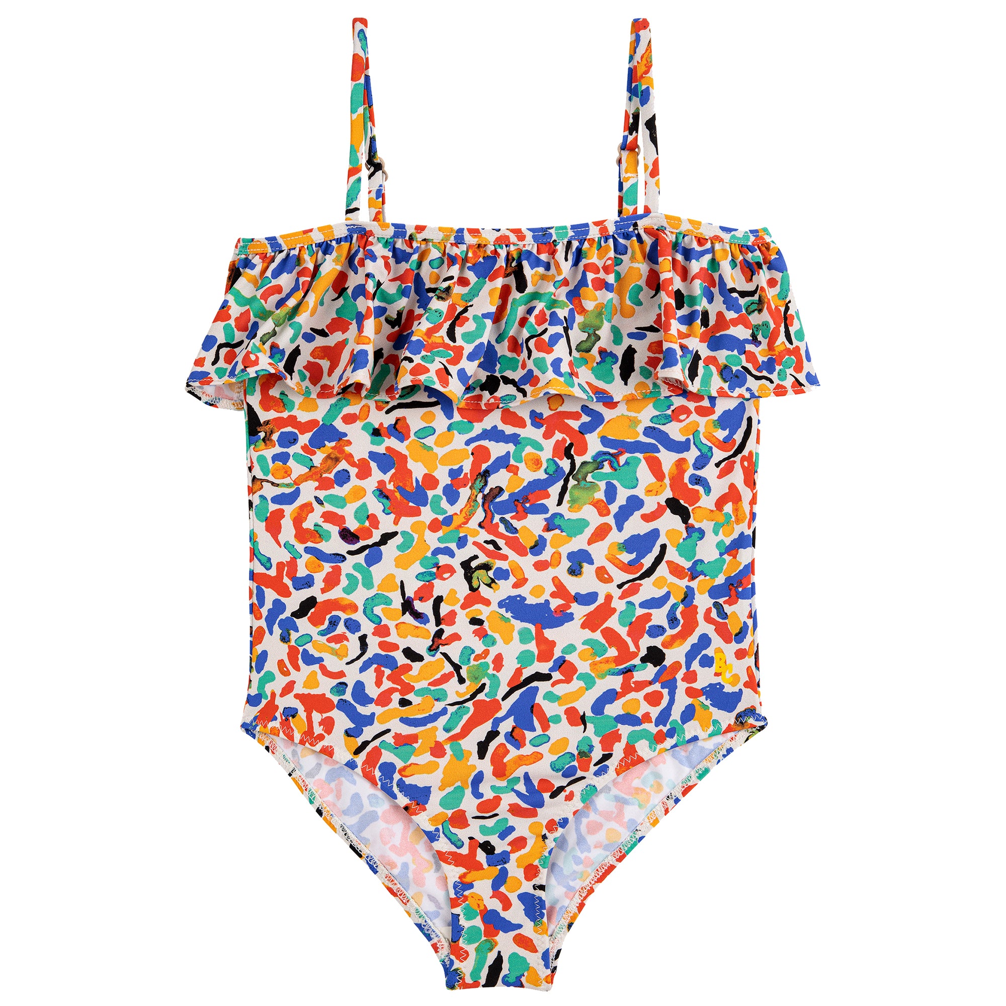 Bobo Choses Child Confetti All Over Flounce Swimsuit Multicolour