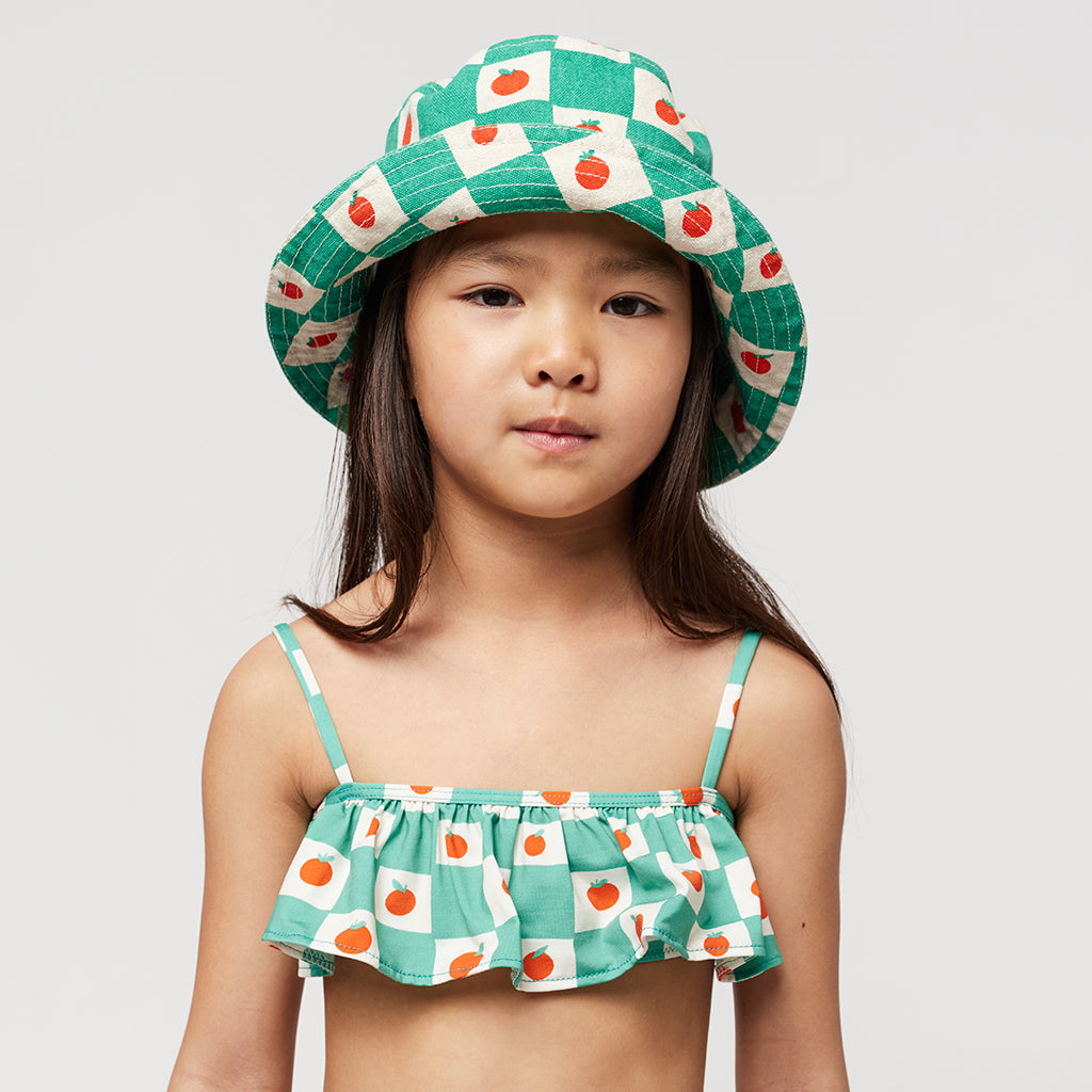 Bobo Choses Child Tomato All Over Bikini Swimsuit Green Advice