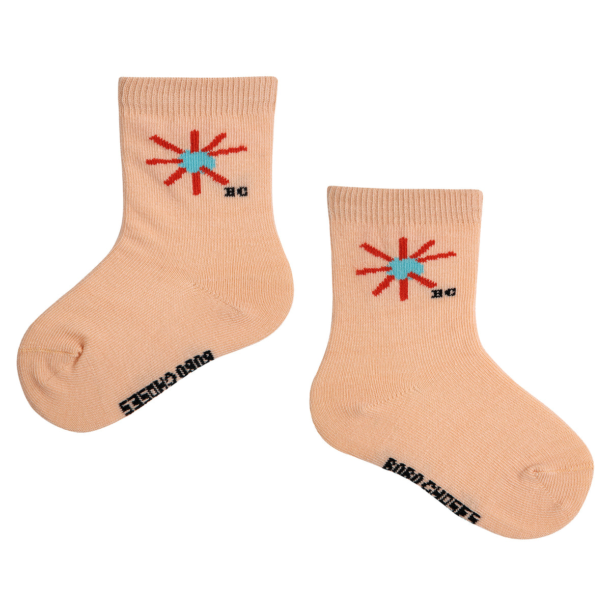 Bobo Choses Baby Set Of Two Sun Socks Light Pink