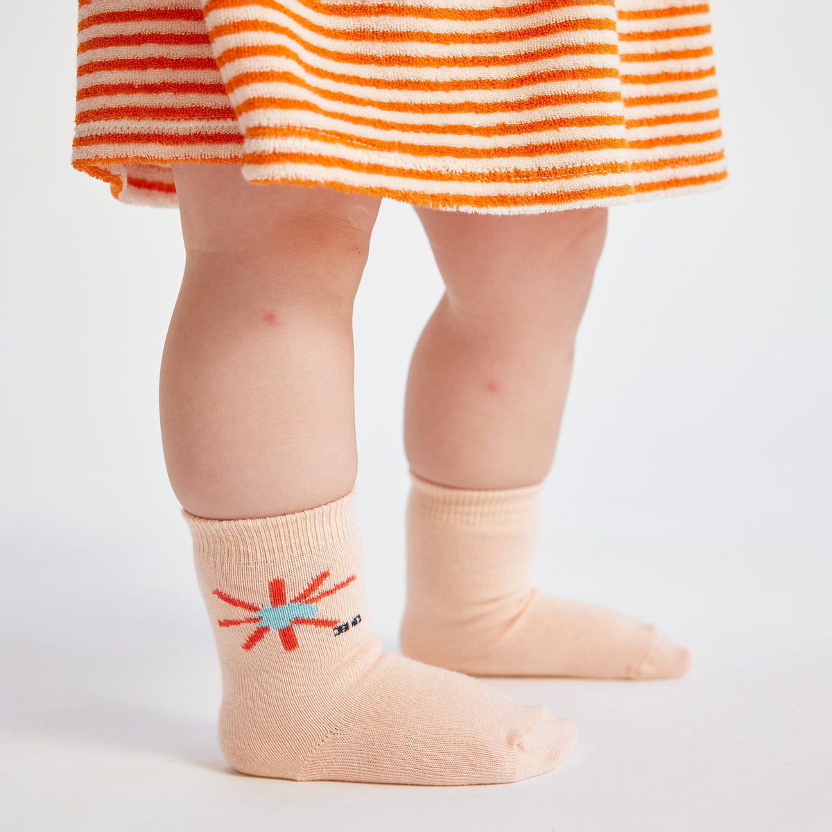 Bobo Choses Baby Set Of Two Sun Socks Light Pink