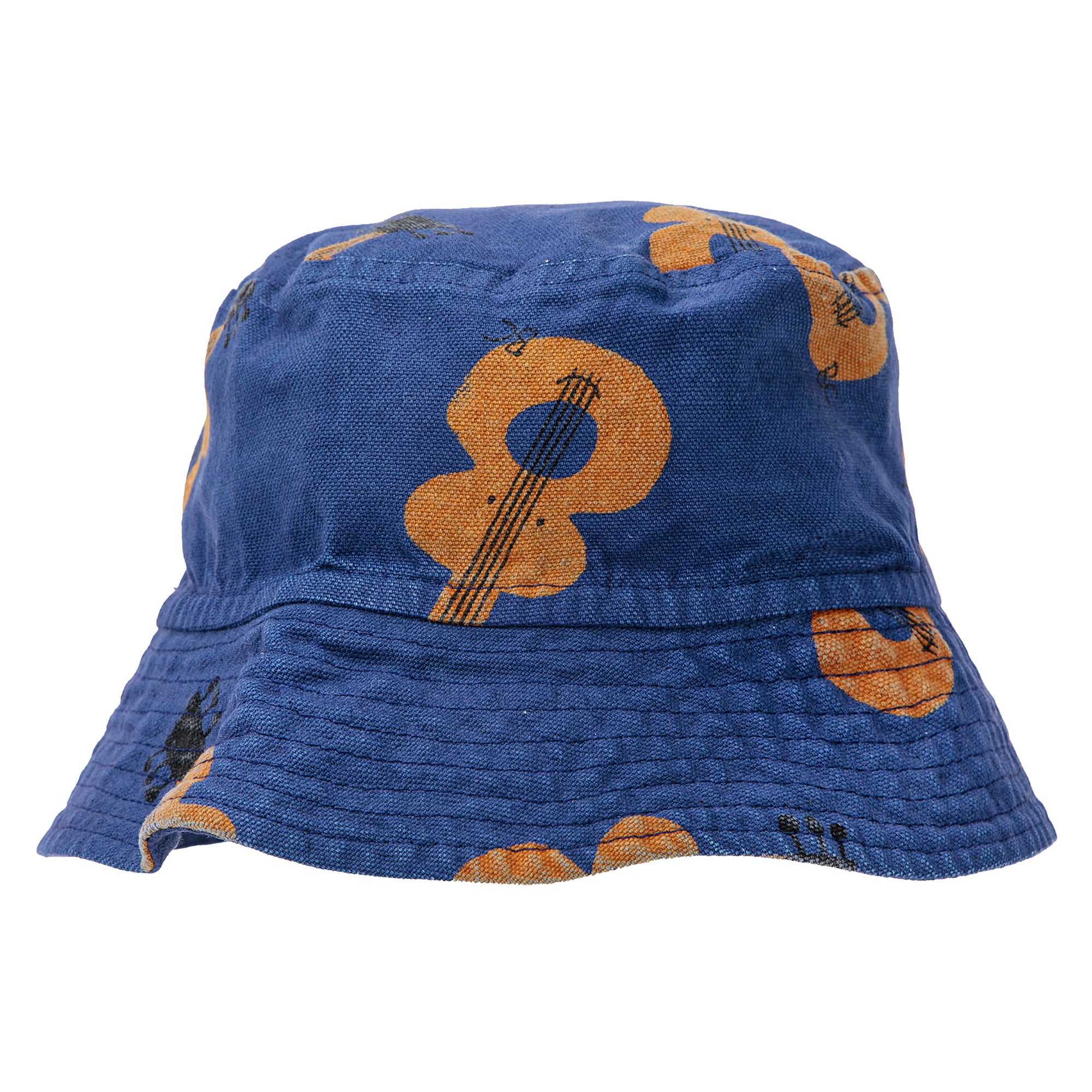Bobo Choses Child Acoustic Guitar All Over Hat Blue