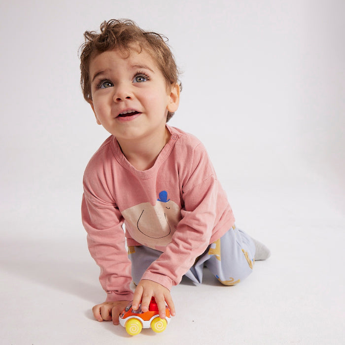 Bobo Choses Baby Elephant T-shirt Pink - Advice from a Caterpillar