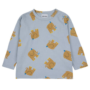 Bobo Choses Baby All Over Elephant T-shirt Blue - Advice from a