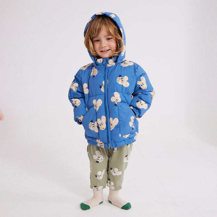Bobo Choses Baby All Over Mouse Coat Blue
