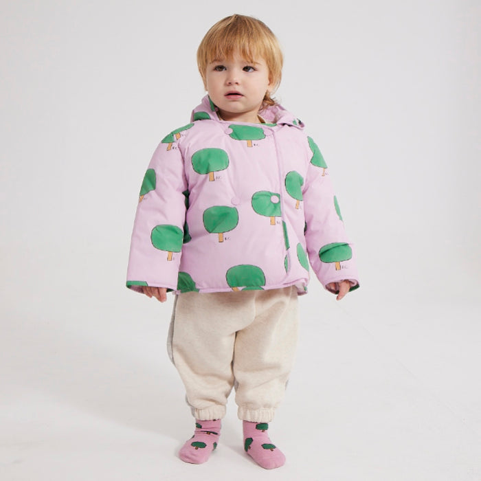 Bobo Choses Baby All Over Tree Coat Purple - Advice from a Caterpillar