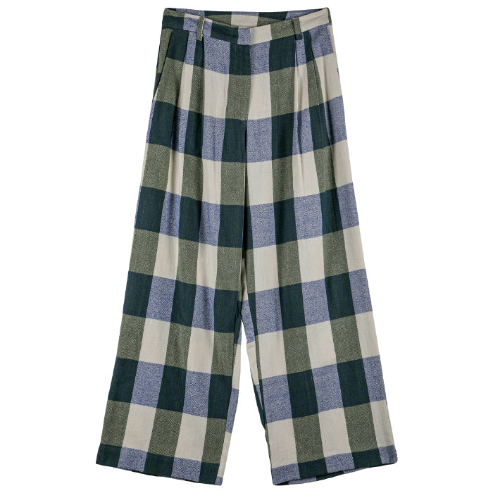 Plaid on sale check pants