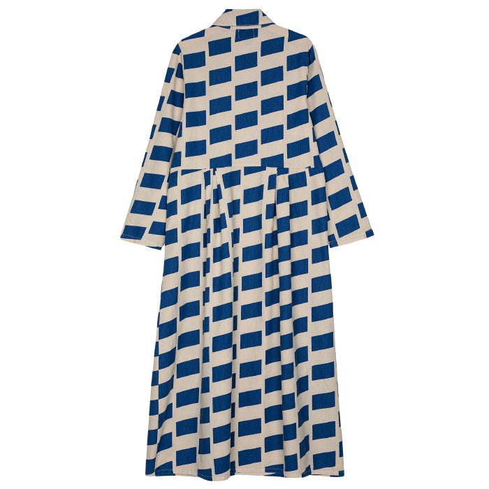 Navy 2025 checked dress