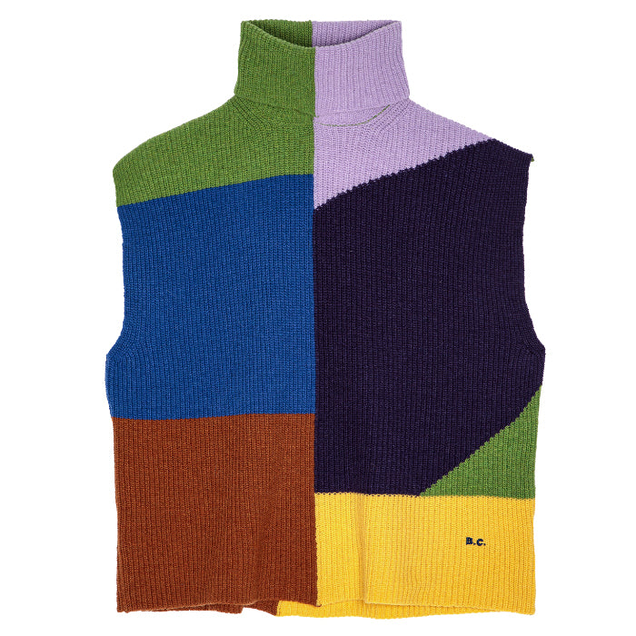 Bobo Choses Woman Colour Block Intarsia Vest Multicolour