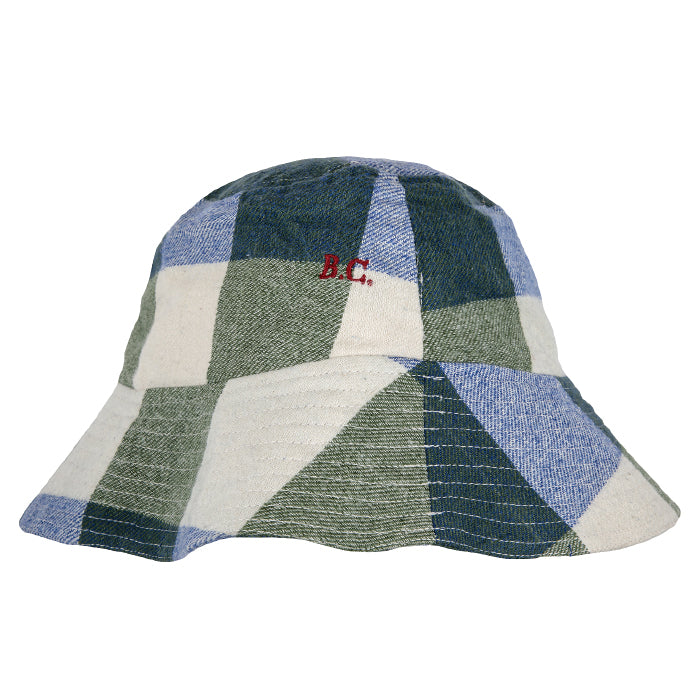 Bobo Choses Woman Plaid Check Fisherman Hat Navy Blue - Advice from a  Caterpillar