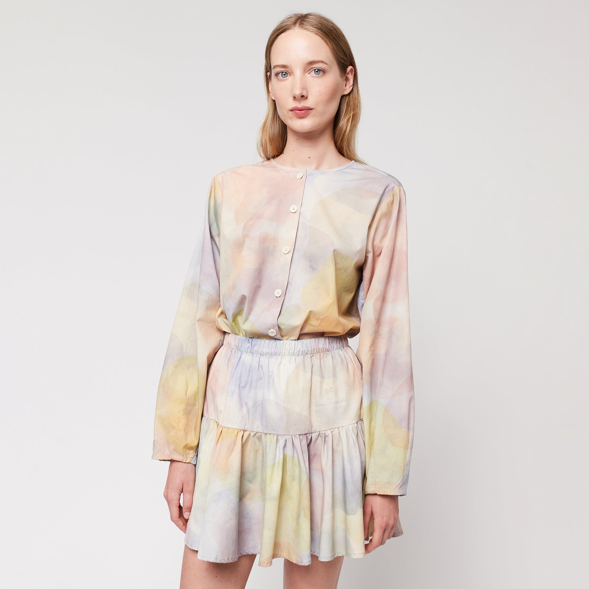 Bobo Choses Woman Blouse Multicolour Skylight Print