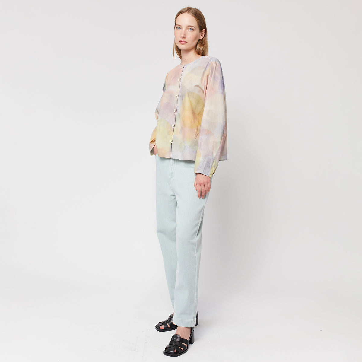 Bobo Choses Woman Blouse Multicolour Skylight Print