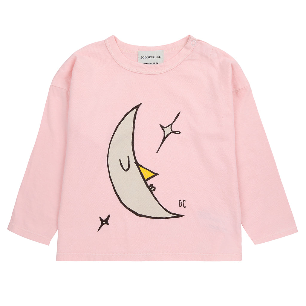 Bobo Choses Baby Beneath The Moon T-shirt Light Pink