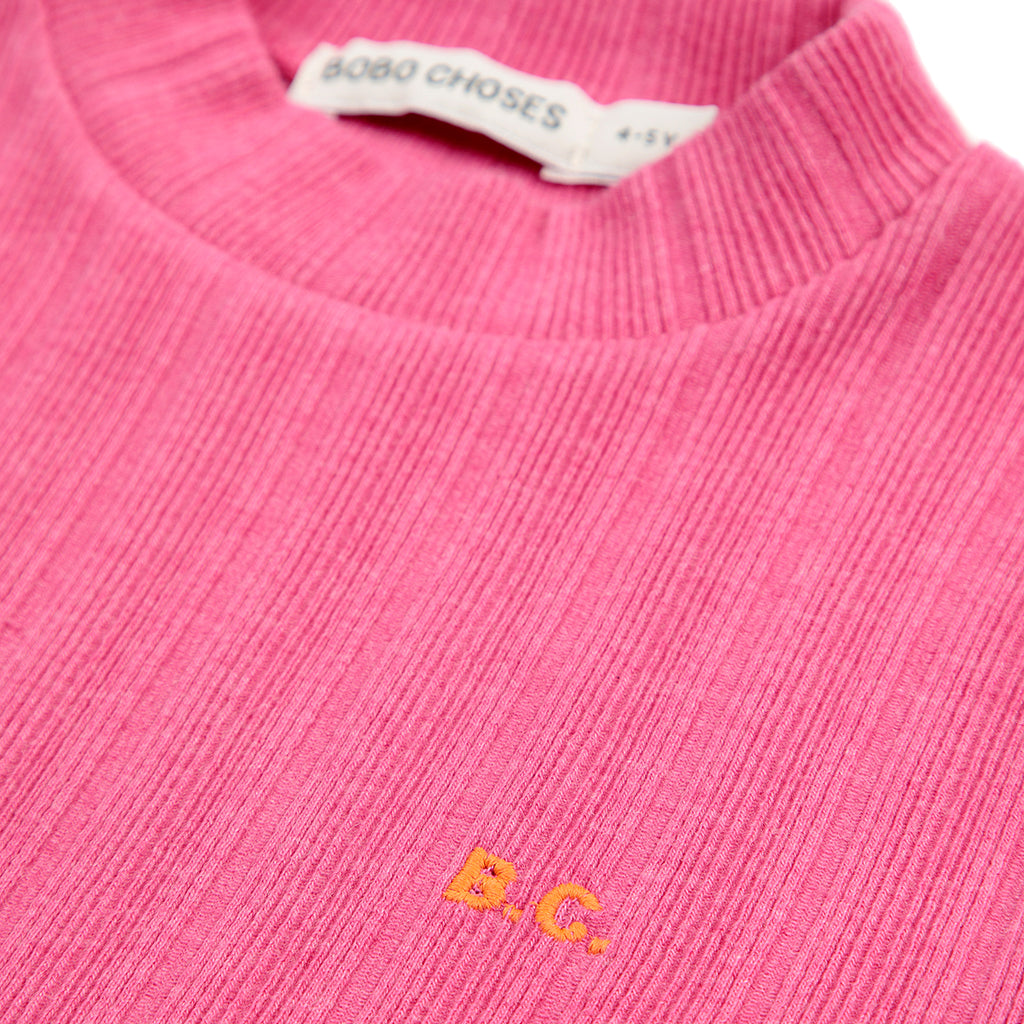 Bobo Choses Child Fantasy Turtleneck T-shirt Fuchsia Pink