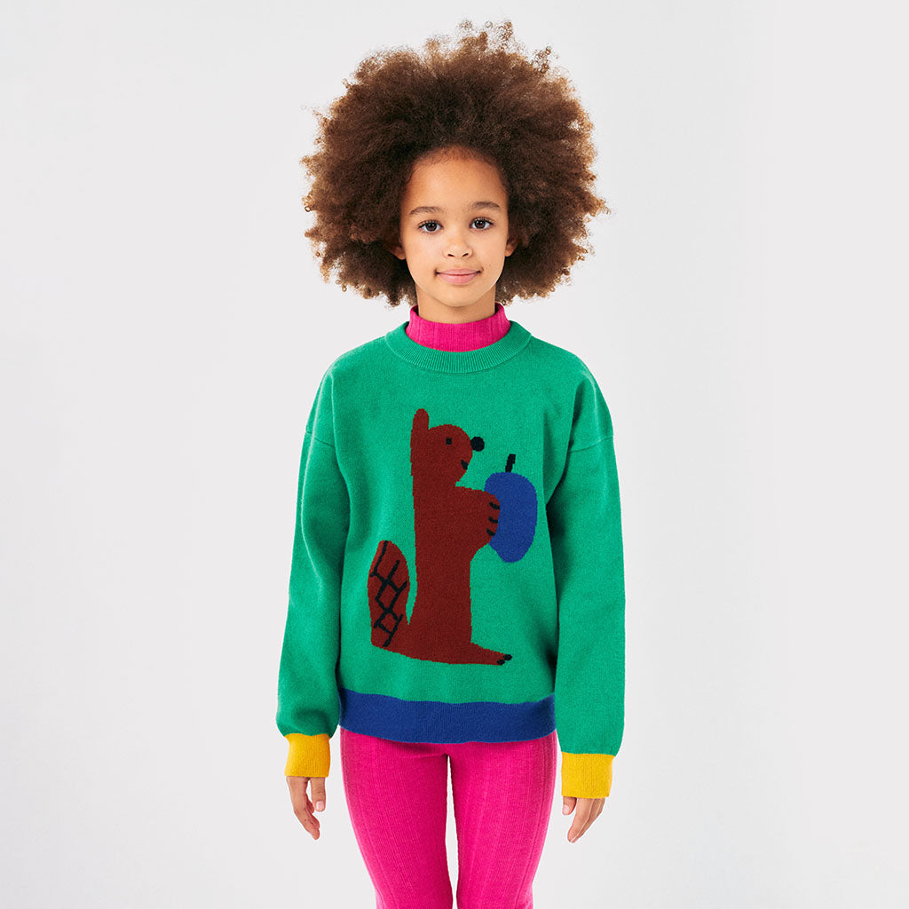 Bobo Choses Child Ribbed Leggings Fuchsia Pink